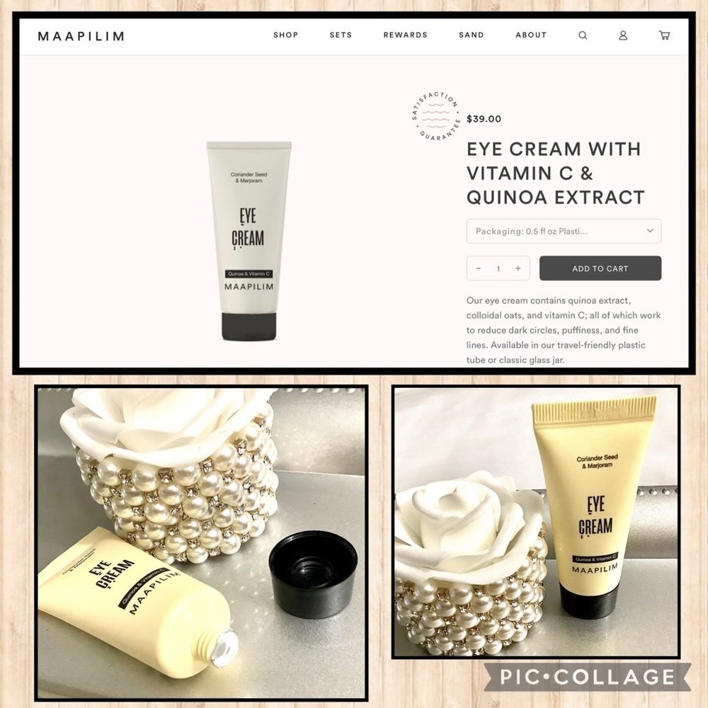 🤎NEW Maapilim Eye Cream Vitamin C&Quinoa Extract